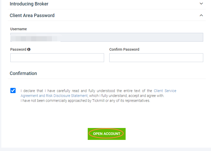 Bagaimana cara membuka akaun sebenar Tickmill