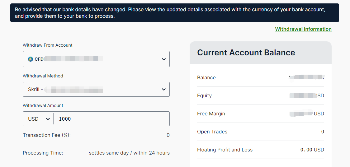 Bagaimana cara mengeluarkan dana dari akaun ThinkForex